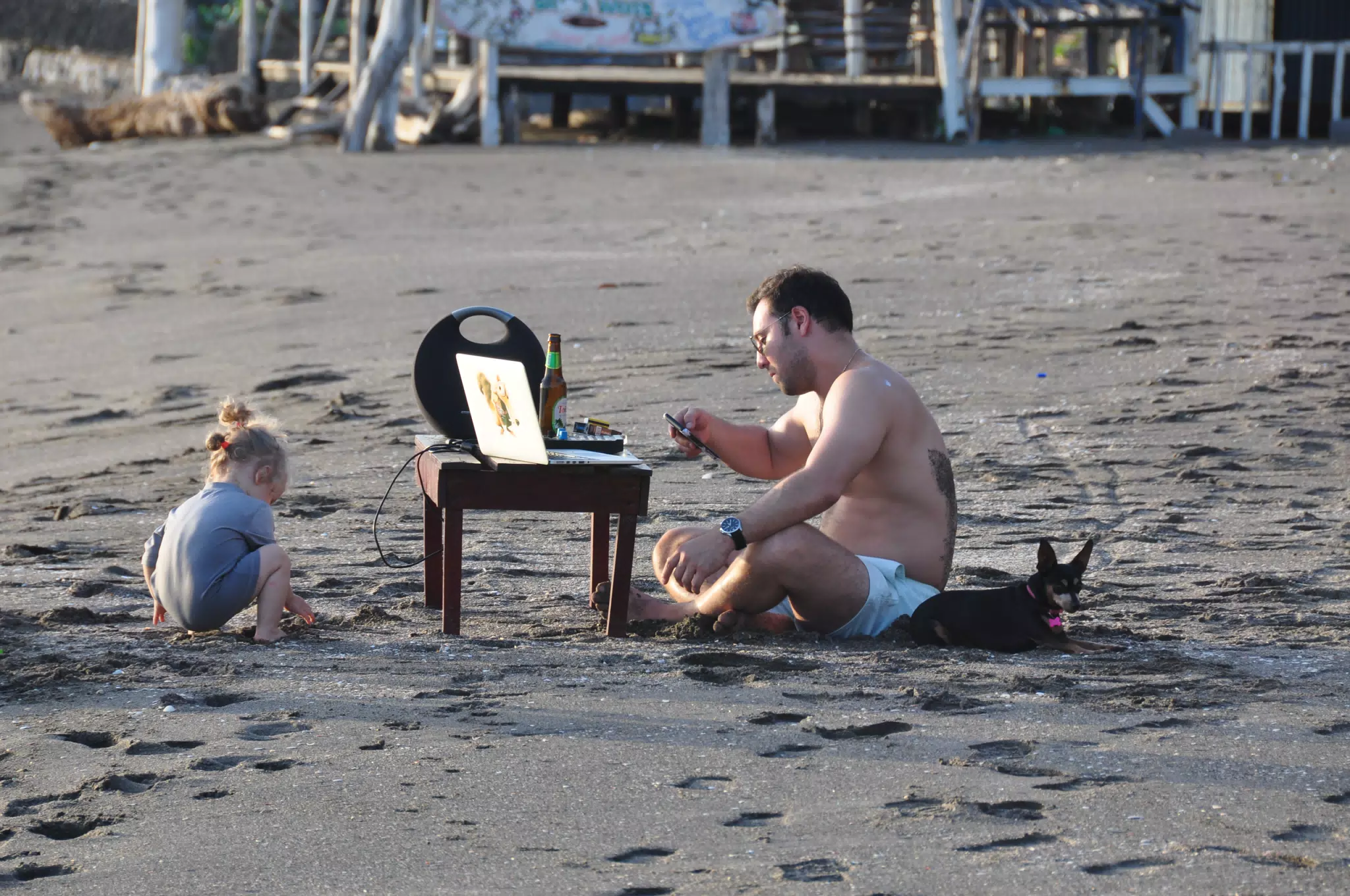 From the Simple Beach Lodge, Pas Penitas