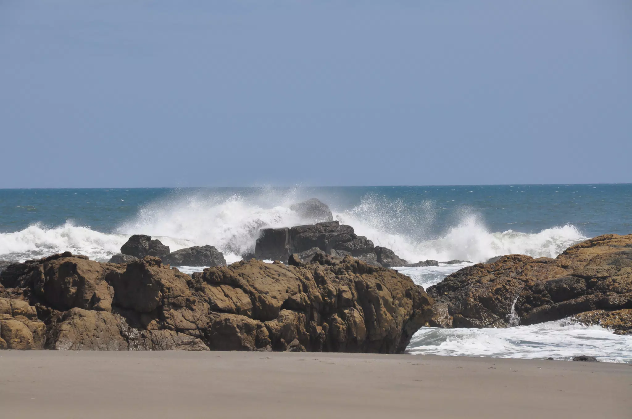 Luciana Swimming in the Ocean
