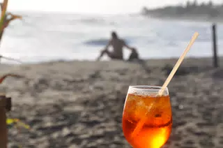 Aperol Spritz at the Simple Beach Lodge