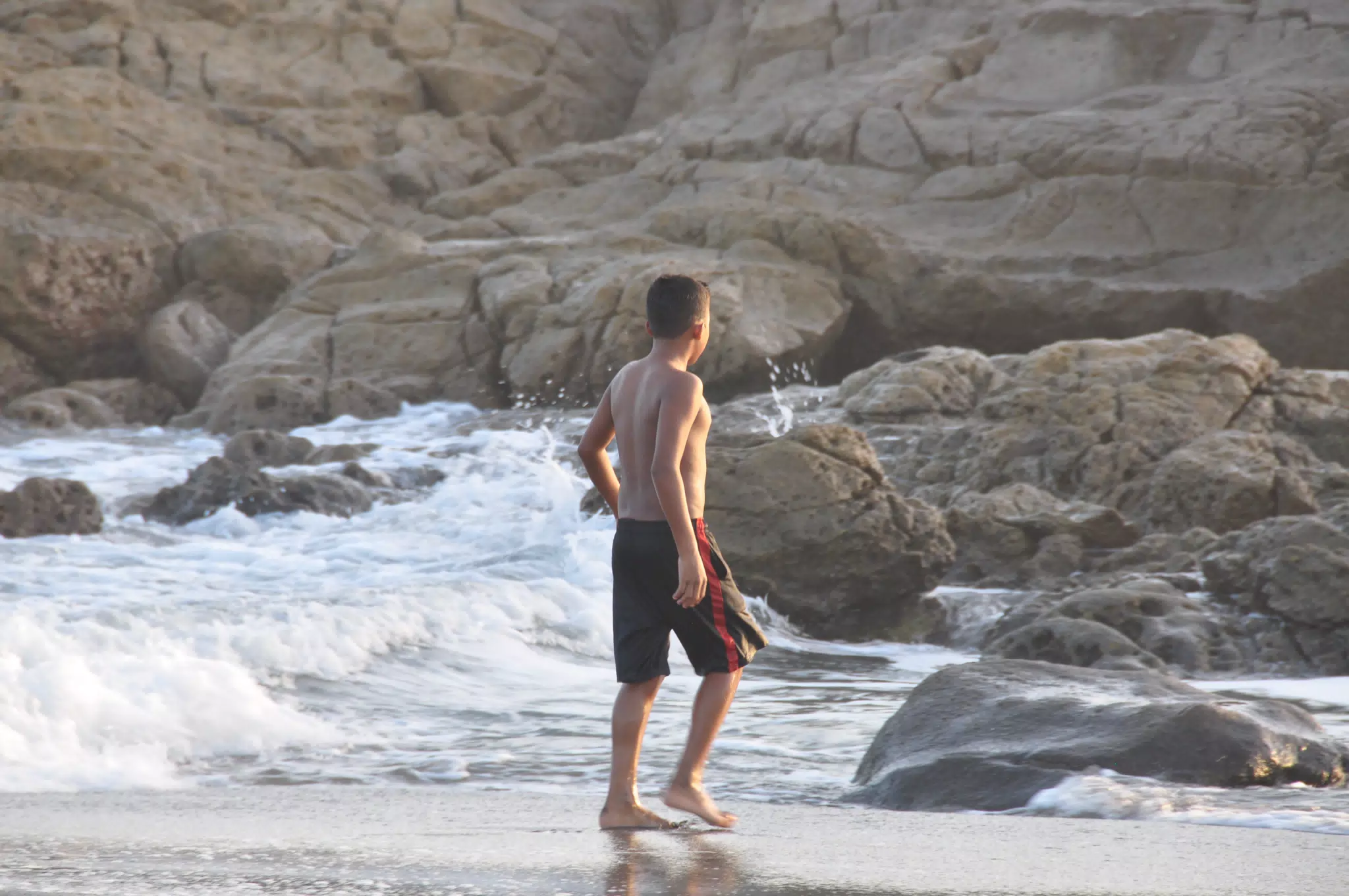 From the Simple Beach Lodge, Pas Penitas