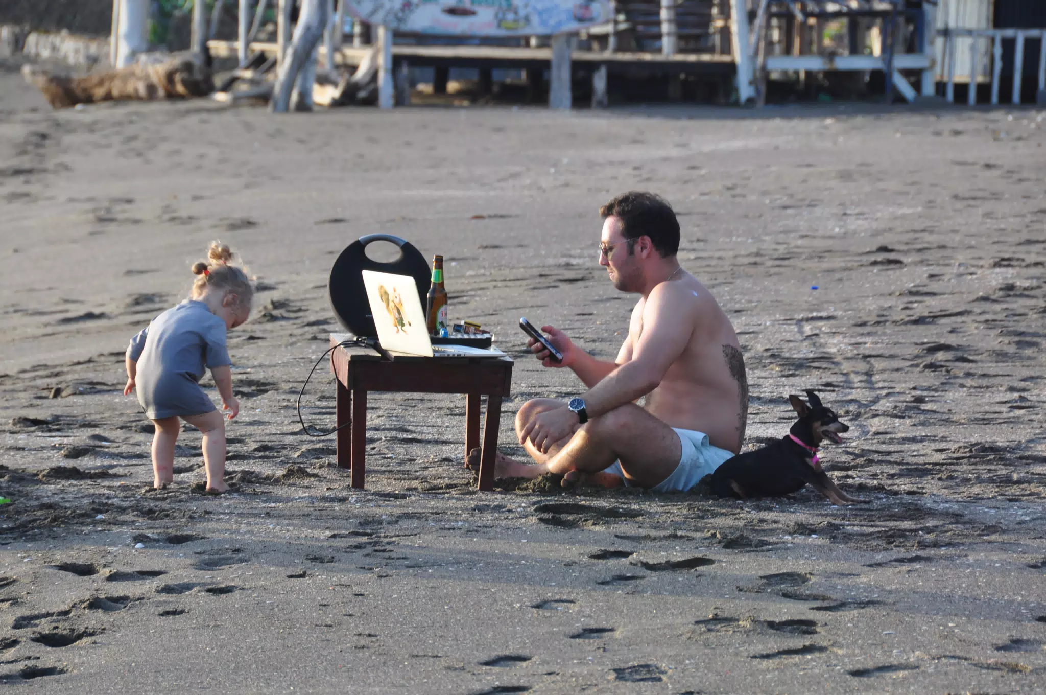 From the Simple Beach Lodge, Pas Penitas