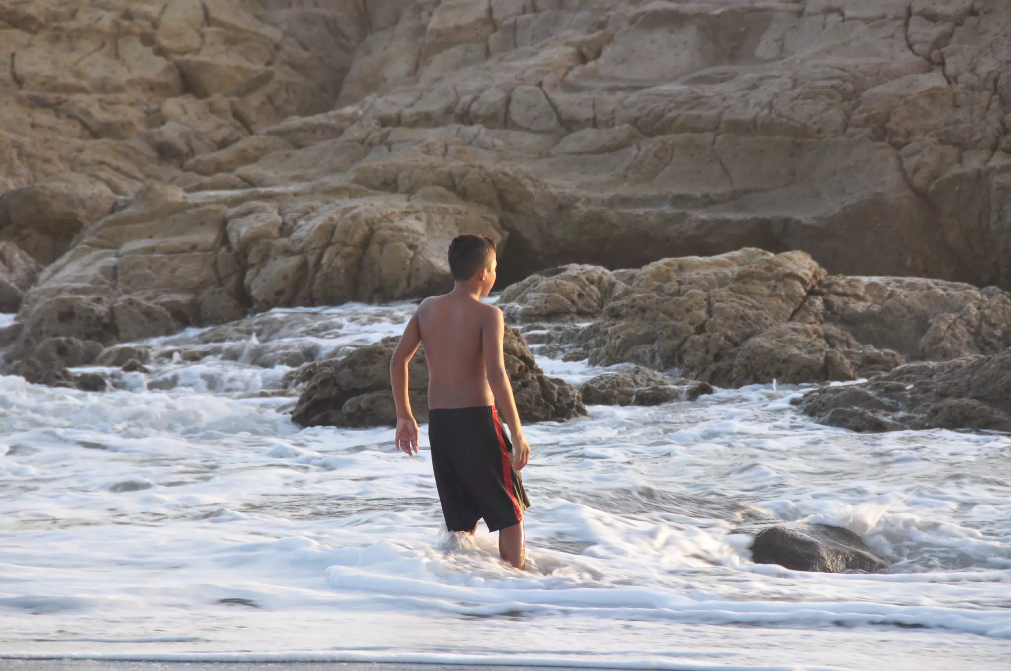 From the Simple Beach Lodge, Pas Penitas