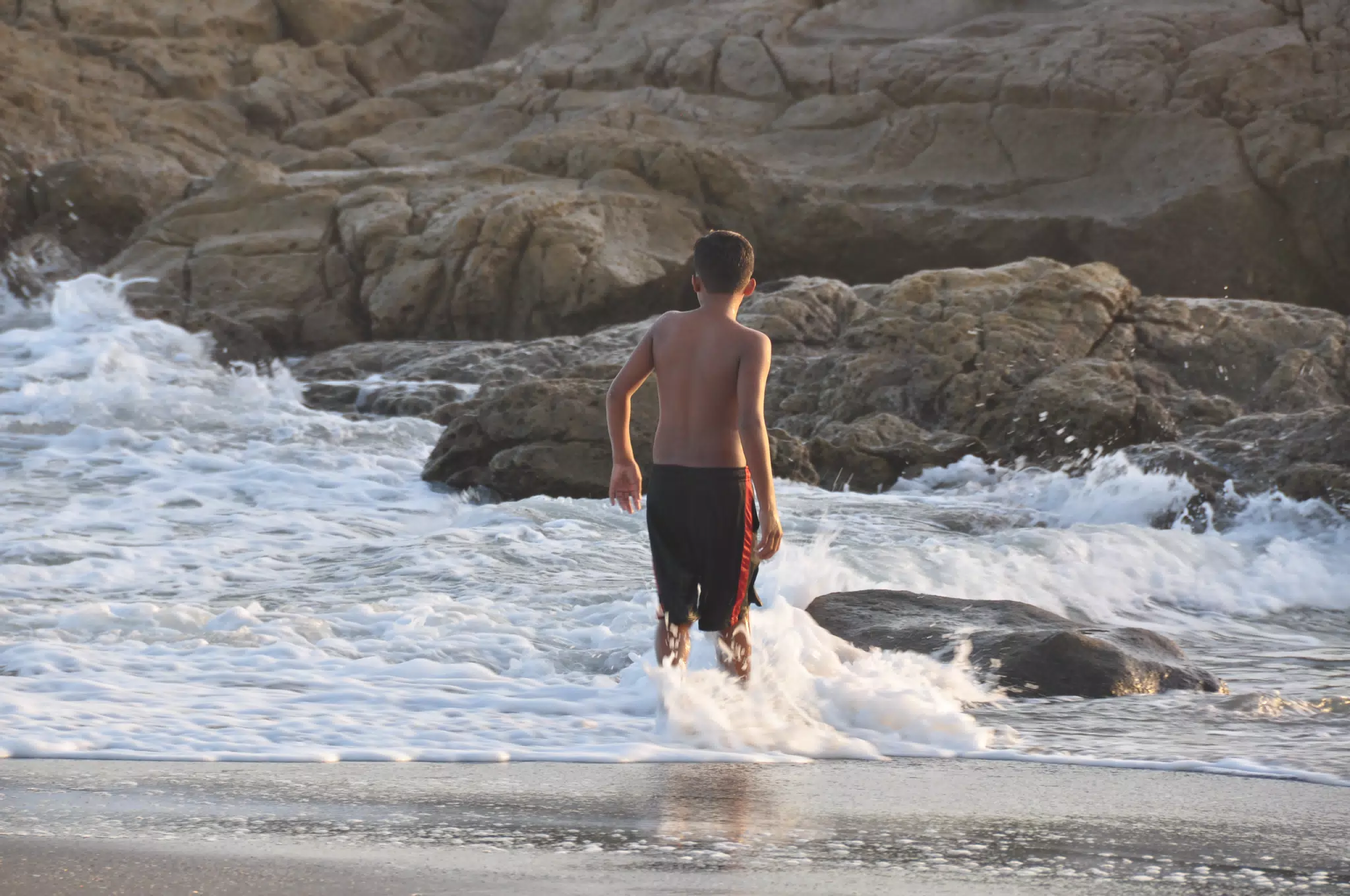 From the Simple Beach Lodge, Pas Penitas