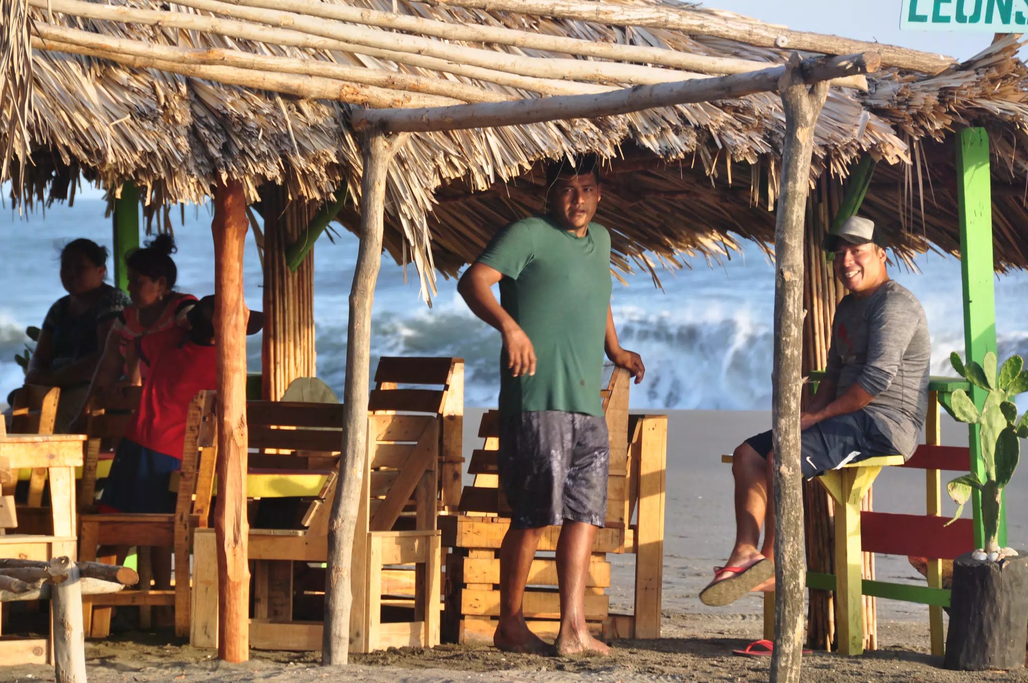 From the Simple Beach Lodge, Pas Penitas