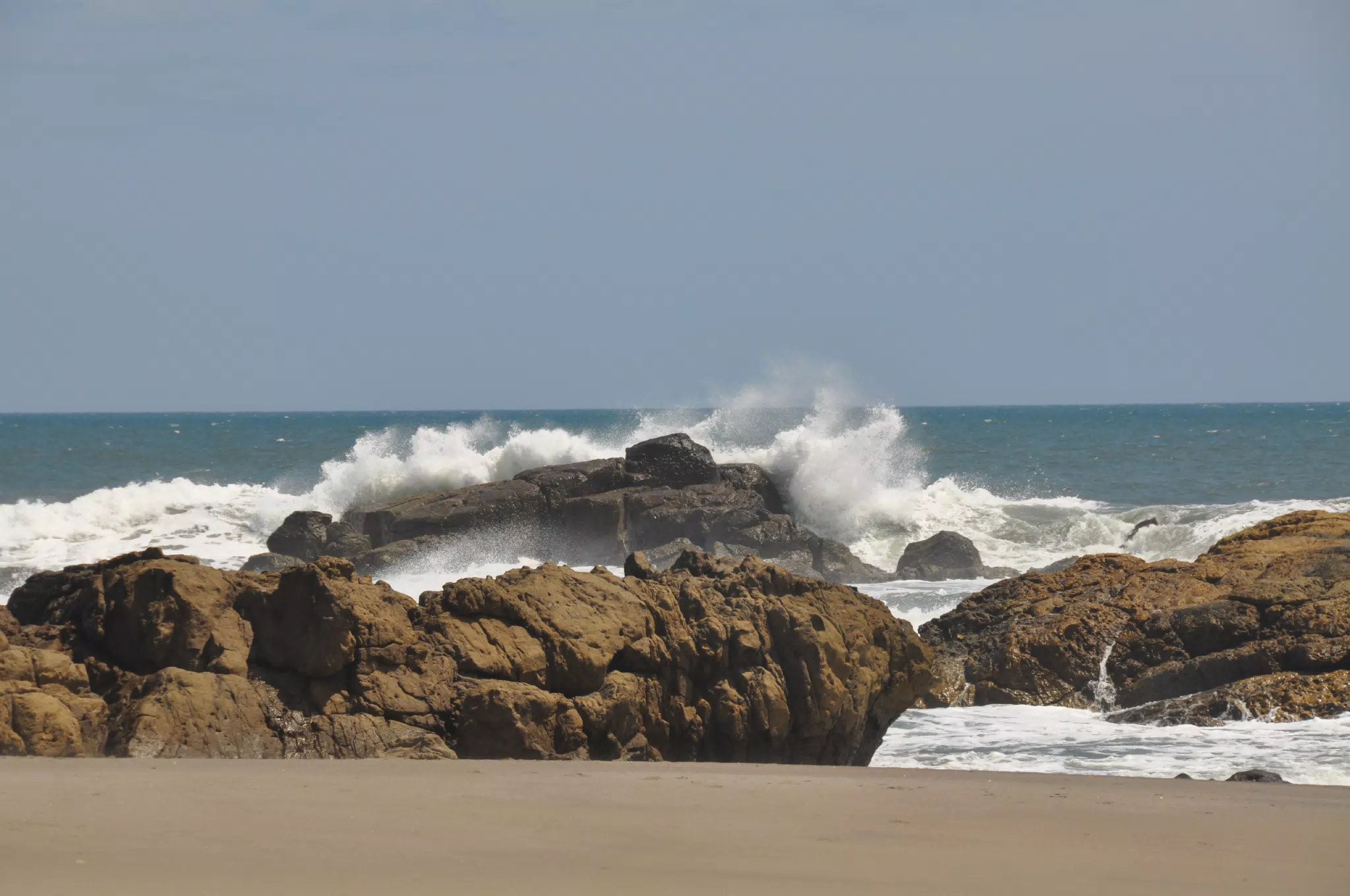 Luciana Swimming in the Ocean