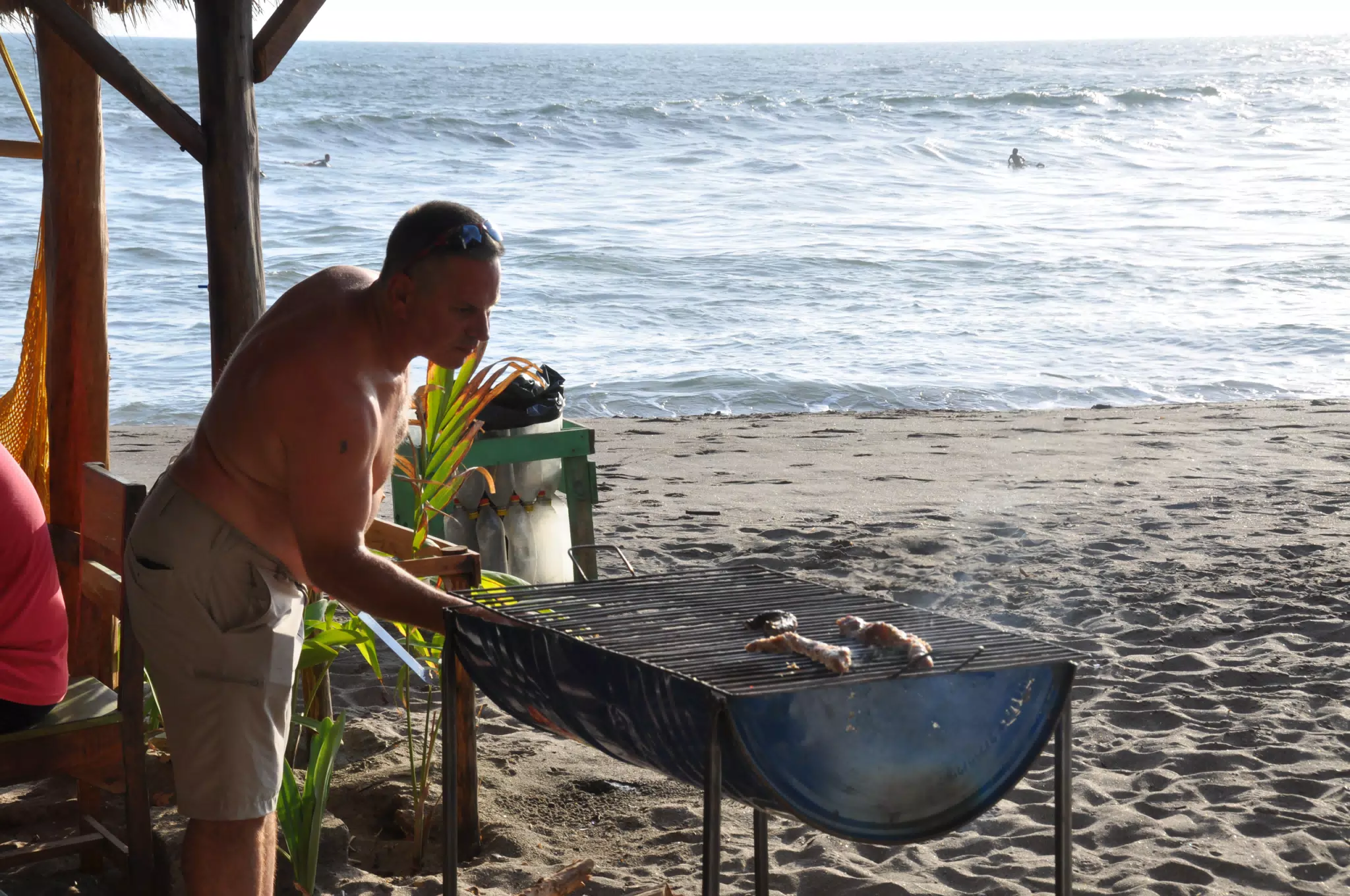Paul Grilling at the Simple Beach Lodge