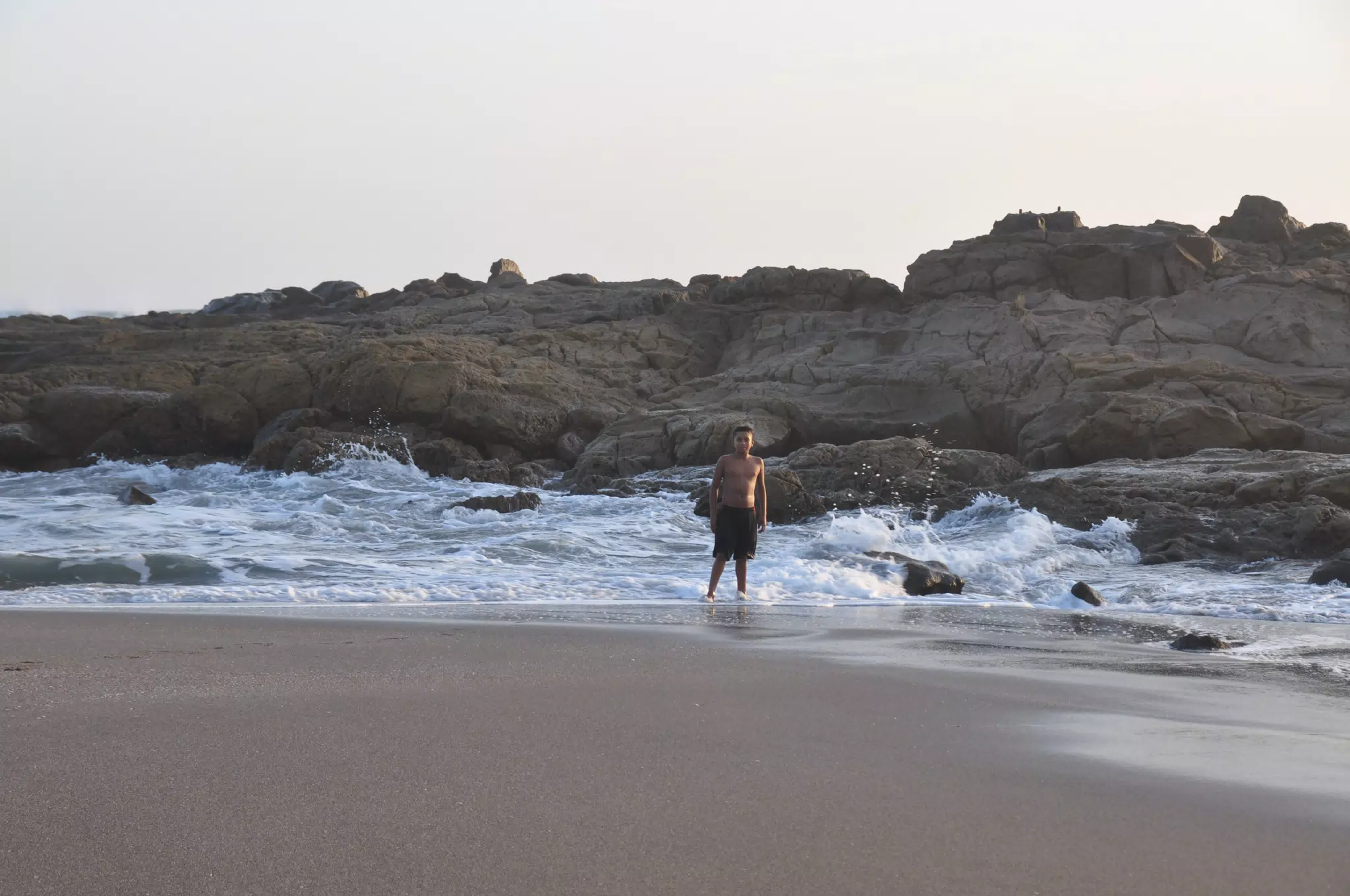 From the Simple Beach Lodge, Pas Penitas