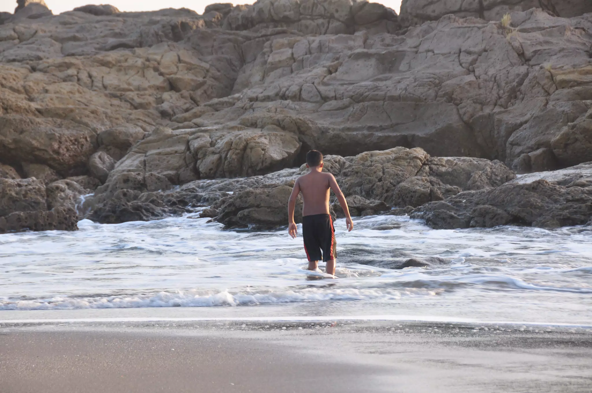 From the Simple Beach Lodge, Pas Penitas