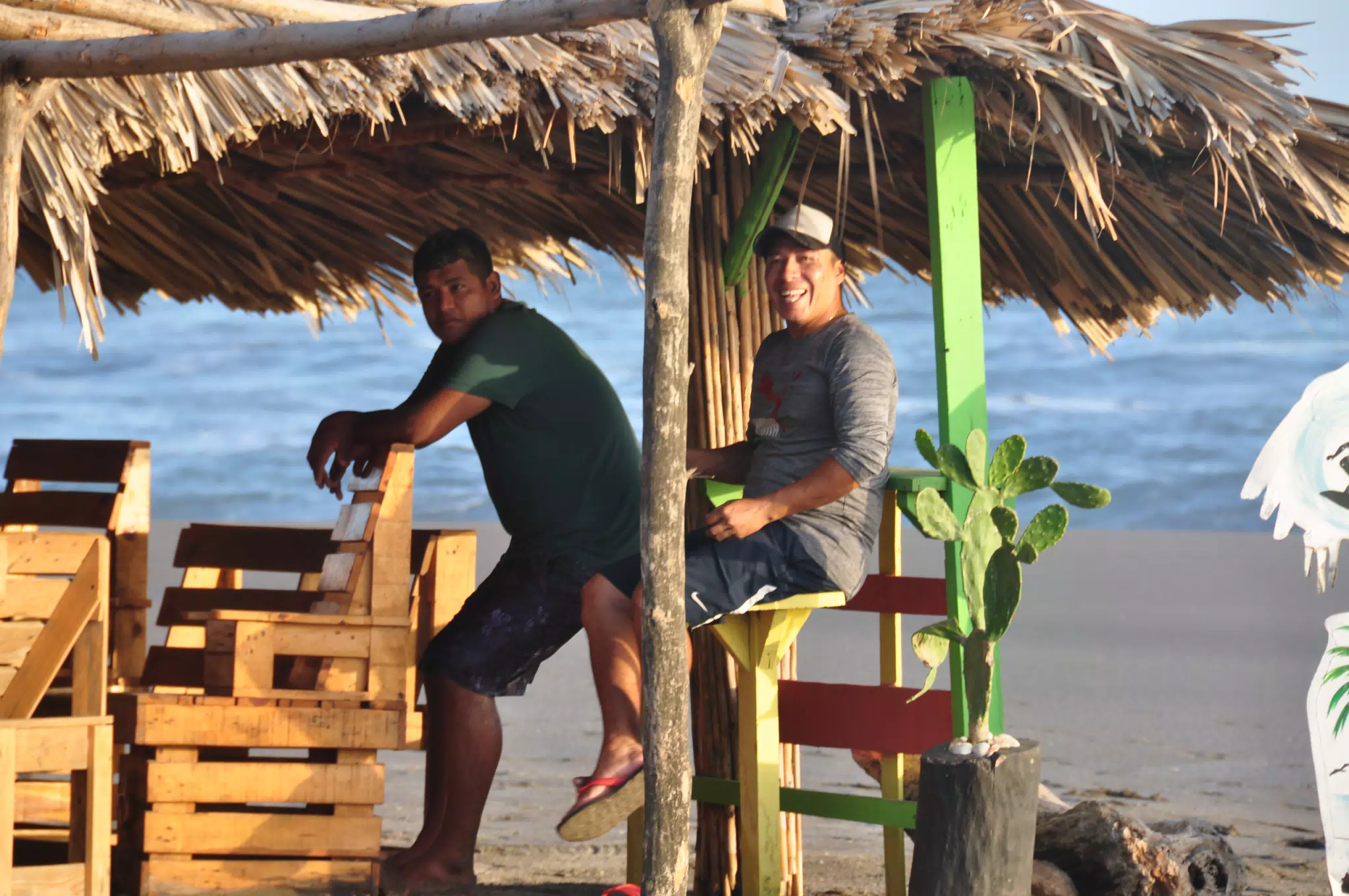 From the Simple Beach Lodge, Pas Penitas