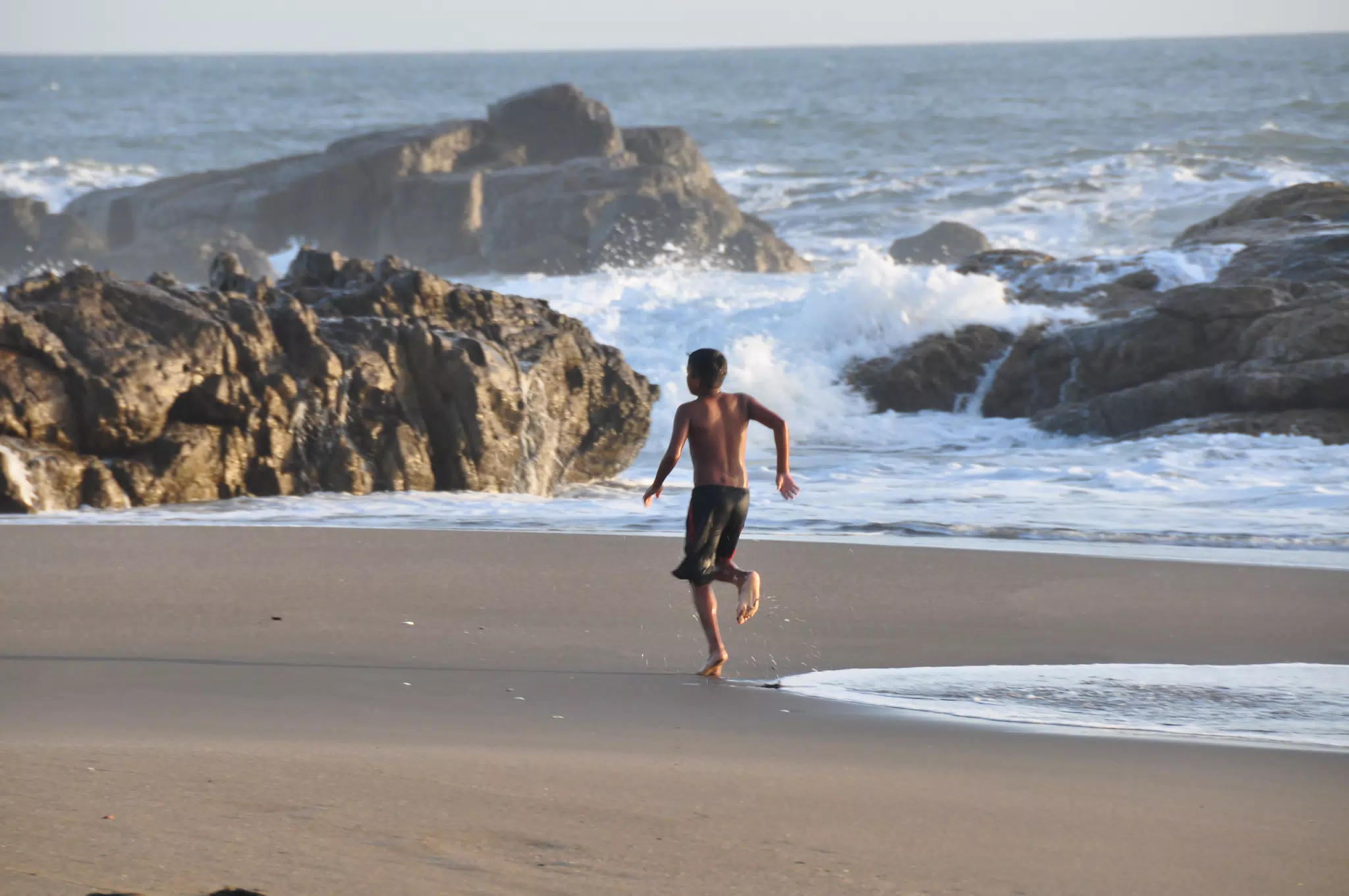 From the Simple Beach Lodge, Pas Penitas