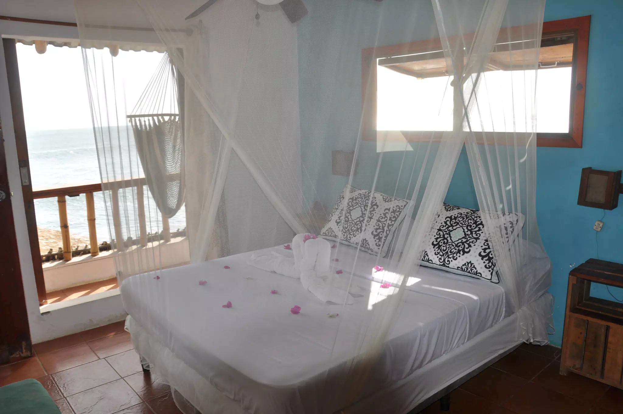 From the Simple Beach Lodge, Pas Penitas
