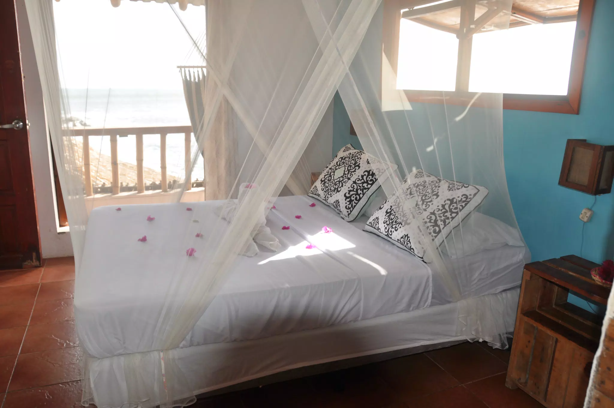 From the Simple Beach Lodge, Pas Penitas