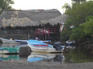 Fishing Boats in the Estuary at Las Penitas