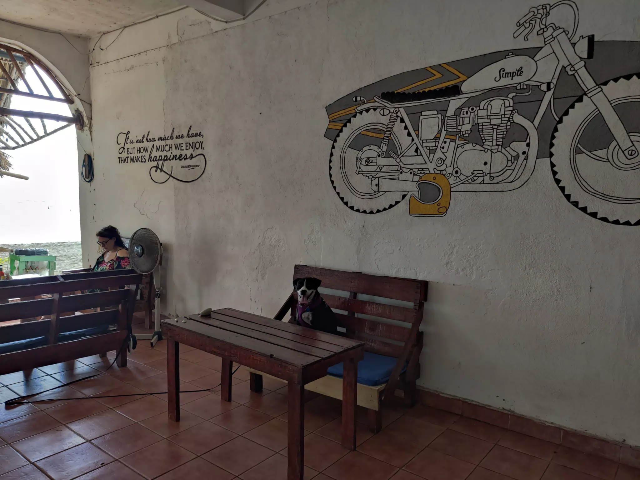 Murals at The Simple Beach Lodge