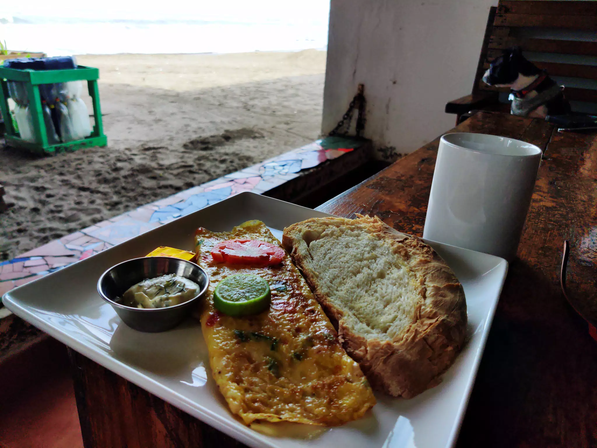 Desayuna en Playa Las Peñitas