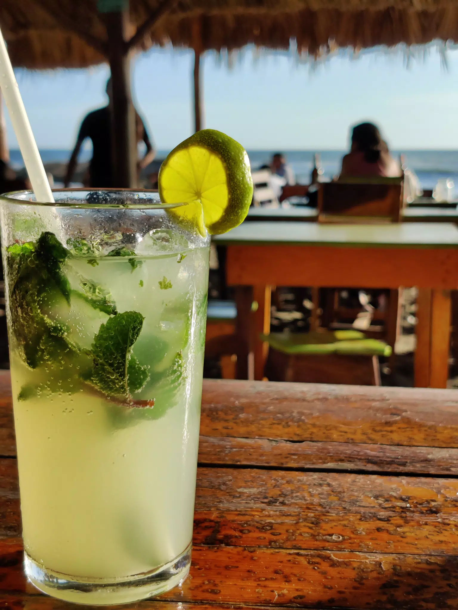 Mojito in the Golden Hour Glow at The Simple Beach Lodge