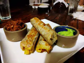 Veggie Tacos at the Simple Beach Lodge