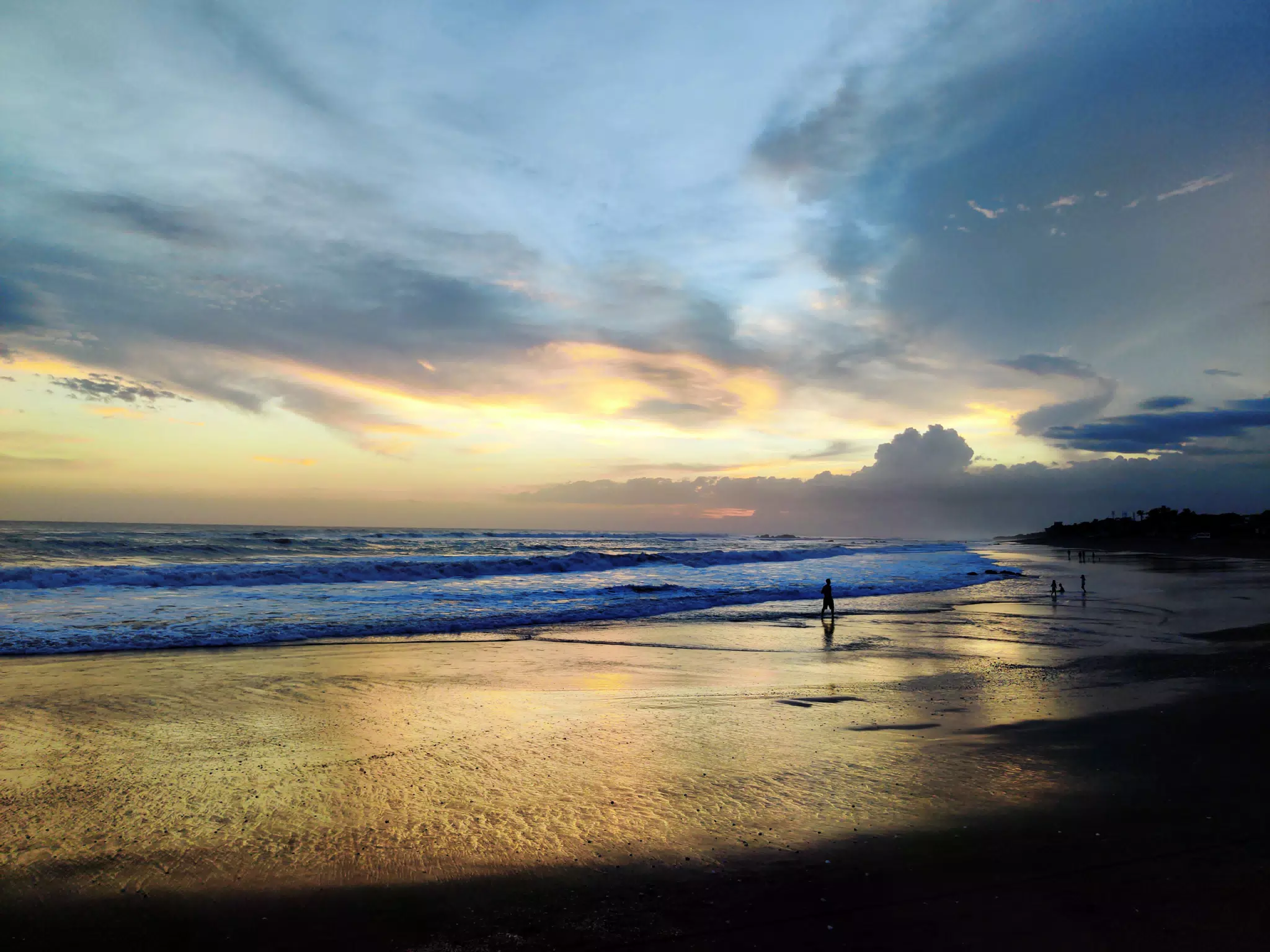 Las Peñitas Sunset from the Simple Beach Lodge