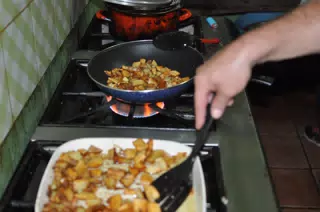 Cooking Paulie Potatoes