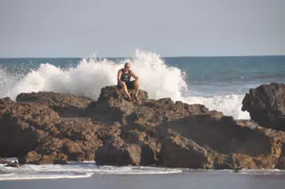 Trapped on Rocks in Las Penitas