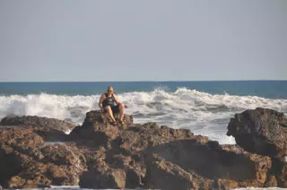 Trapped on Rocks in Las Penitas