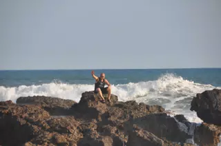 Trapped on Rocks in Las Penitas