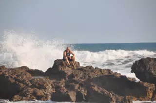 Trapped on Rocks in Las Penitas