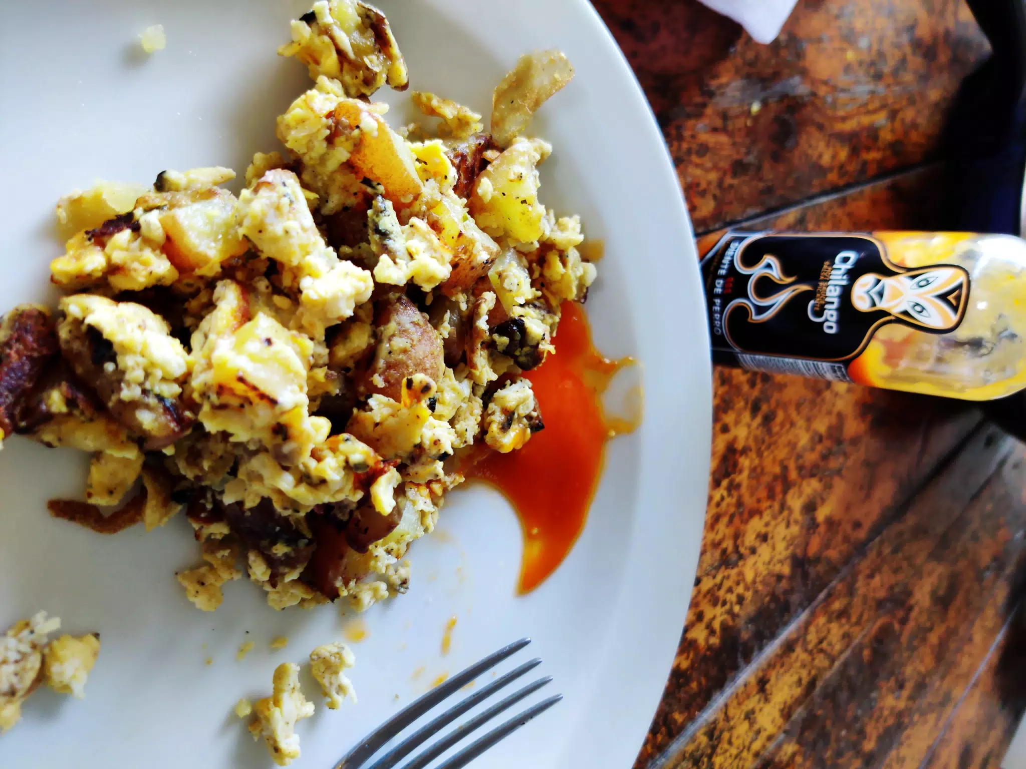 Paulie Potatoes with Chilango Pepper Sauce