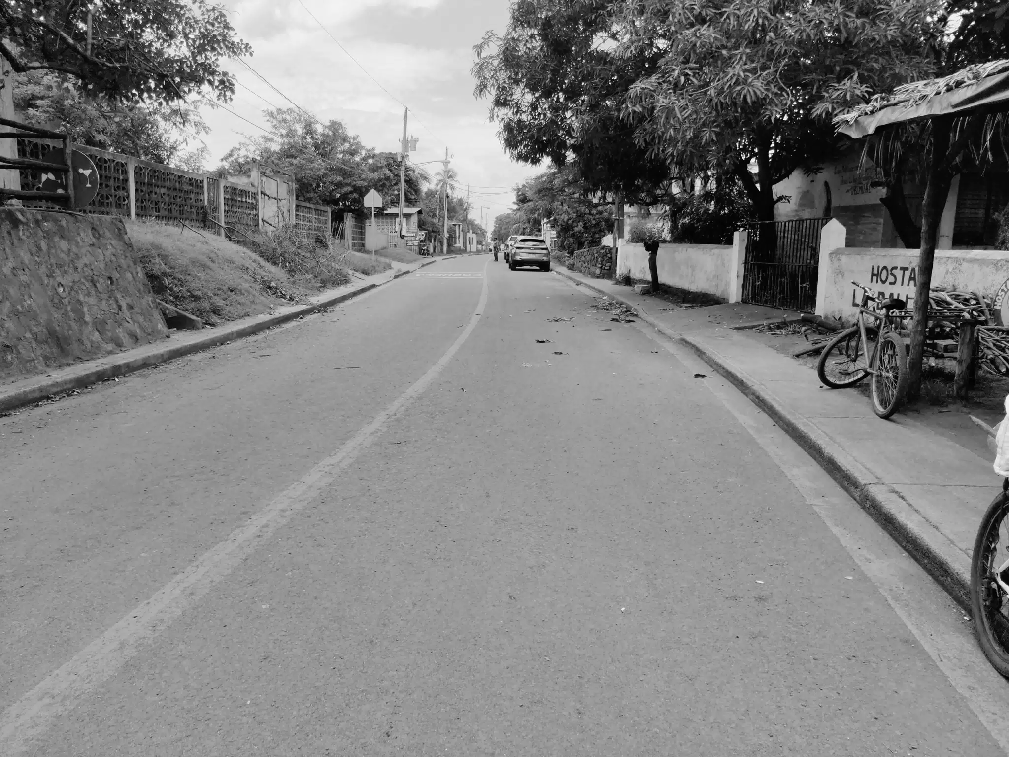 Street by Abandoned Homes