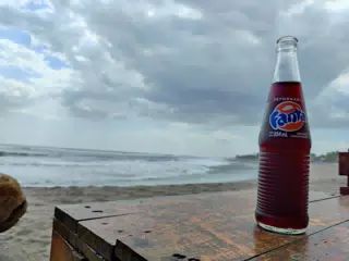 Grape Fanta by the Sea