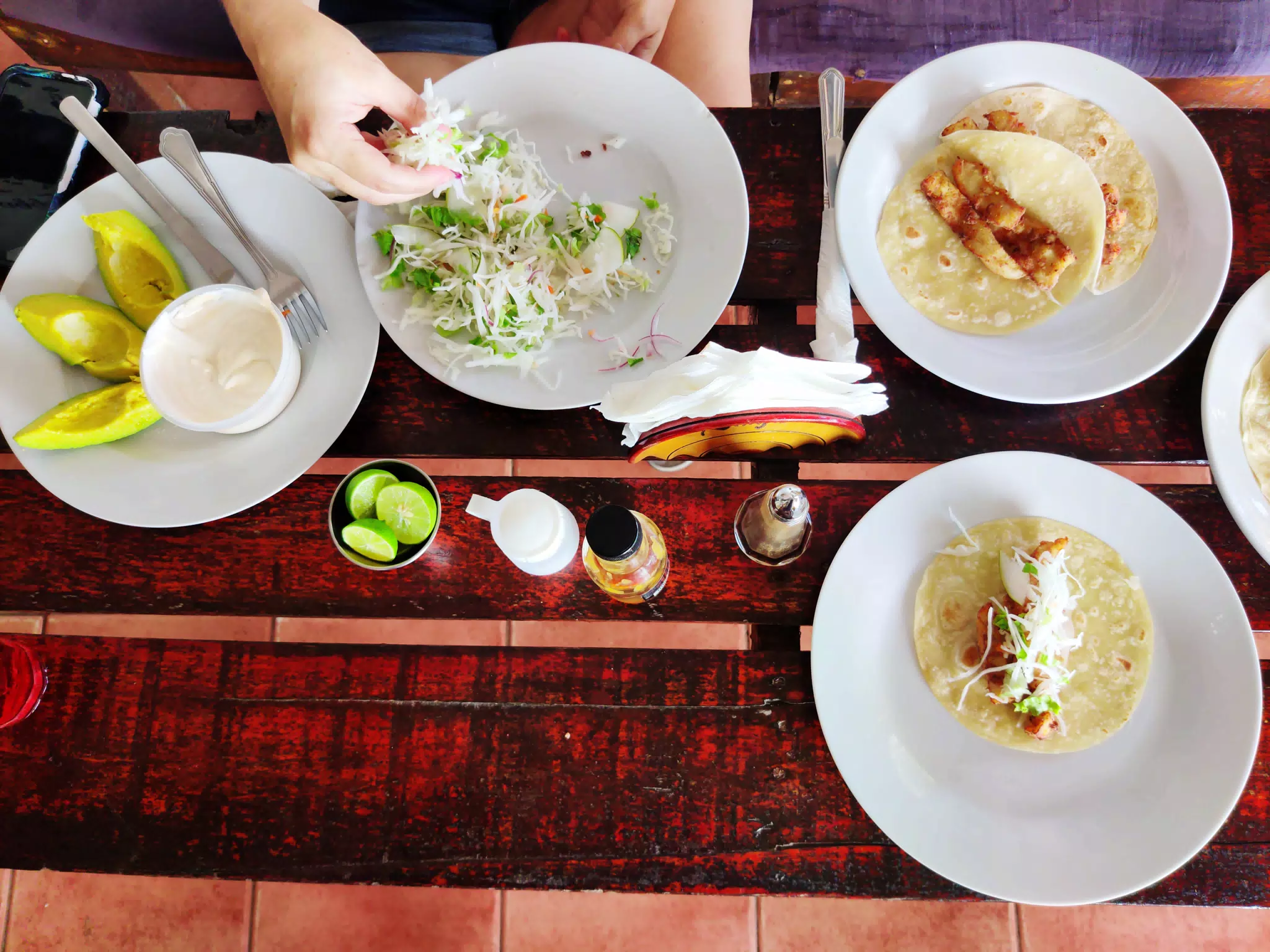 Assembling Tacos