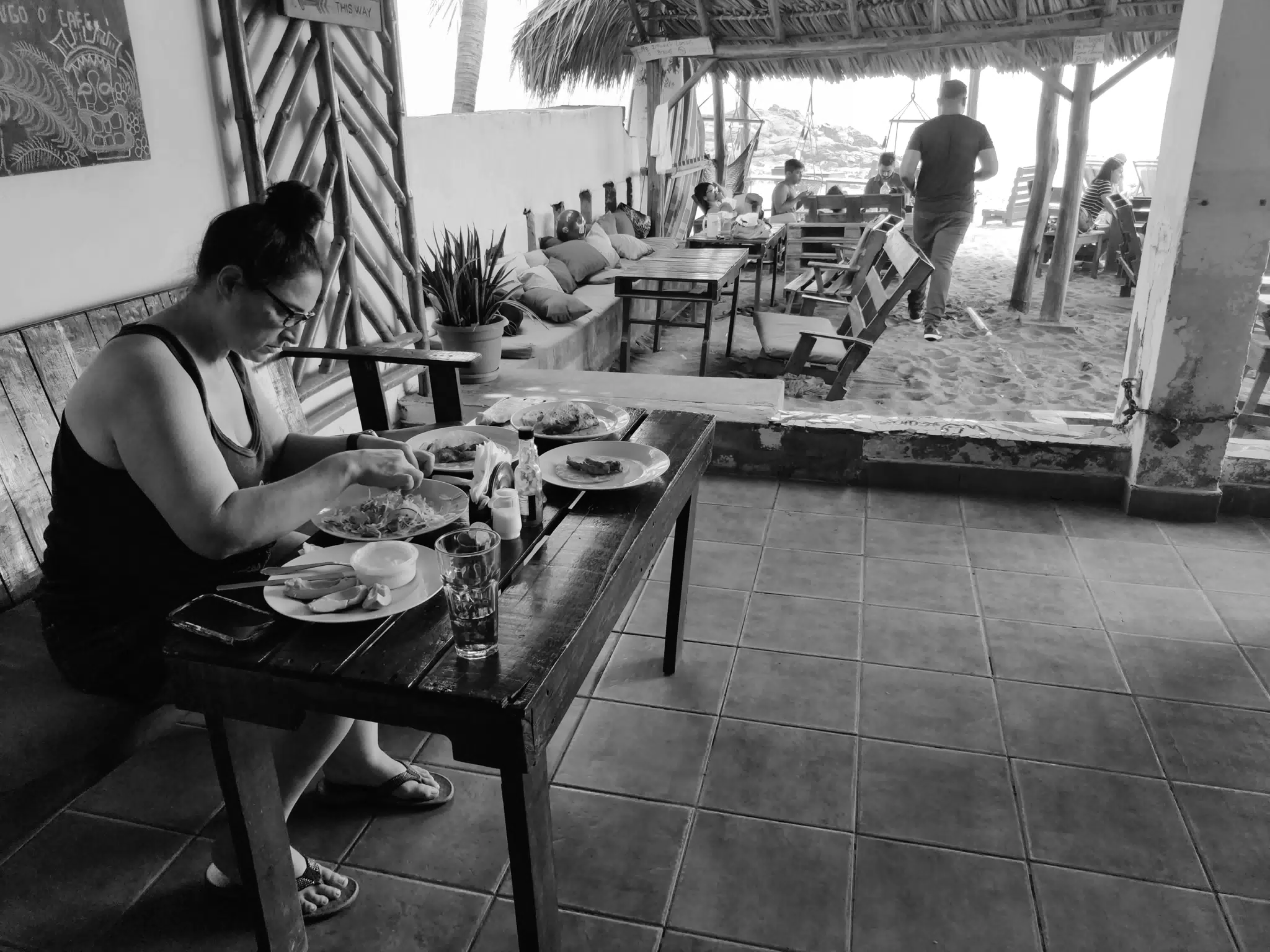 Dominica Making Fish Tacos