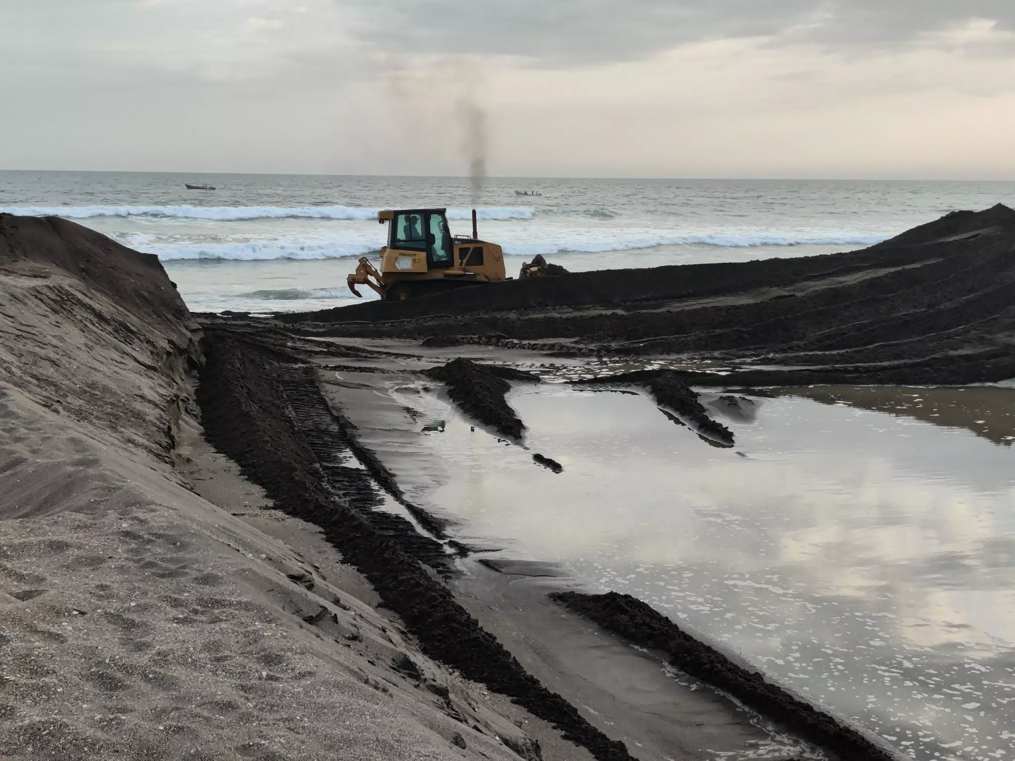 Opening the San Juan Venado Estuary in Las Peñitas Nicaragua