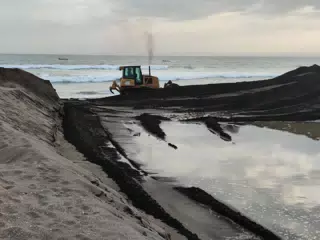 Opening the San Juan Venado Estuary in Las Peñitas Nicaragua
