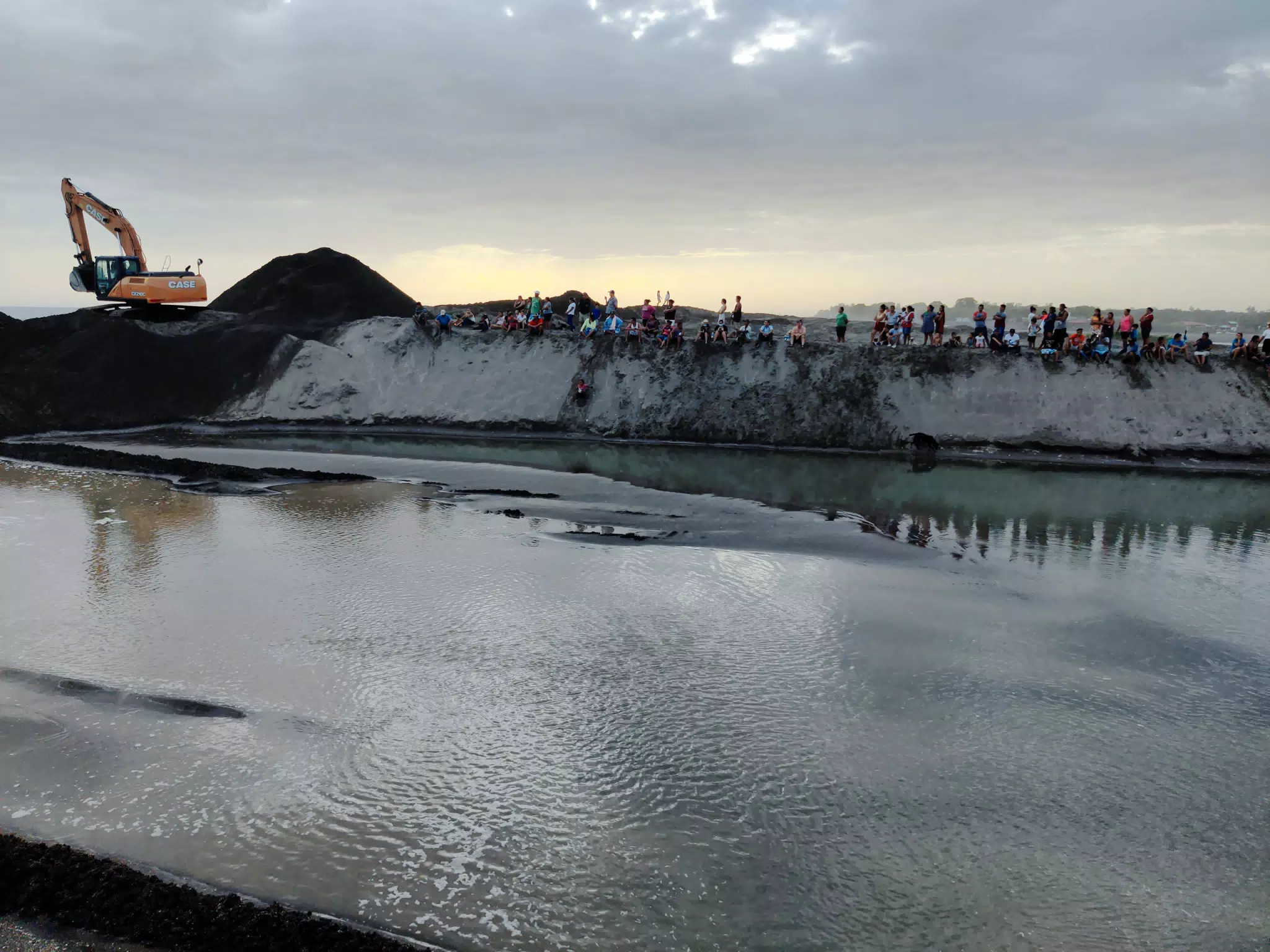 Opening the San Juan Venado Estuary in Las Peñitas Nicaragua