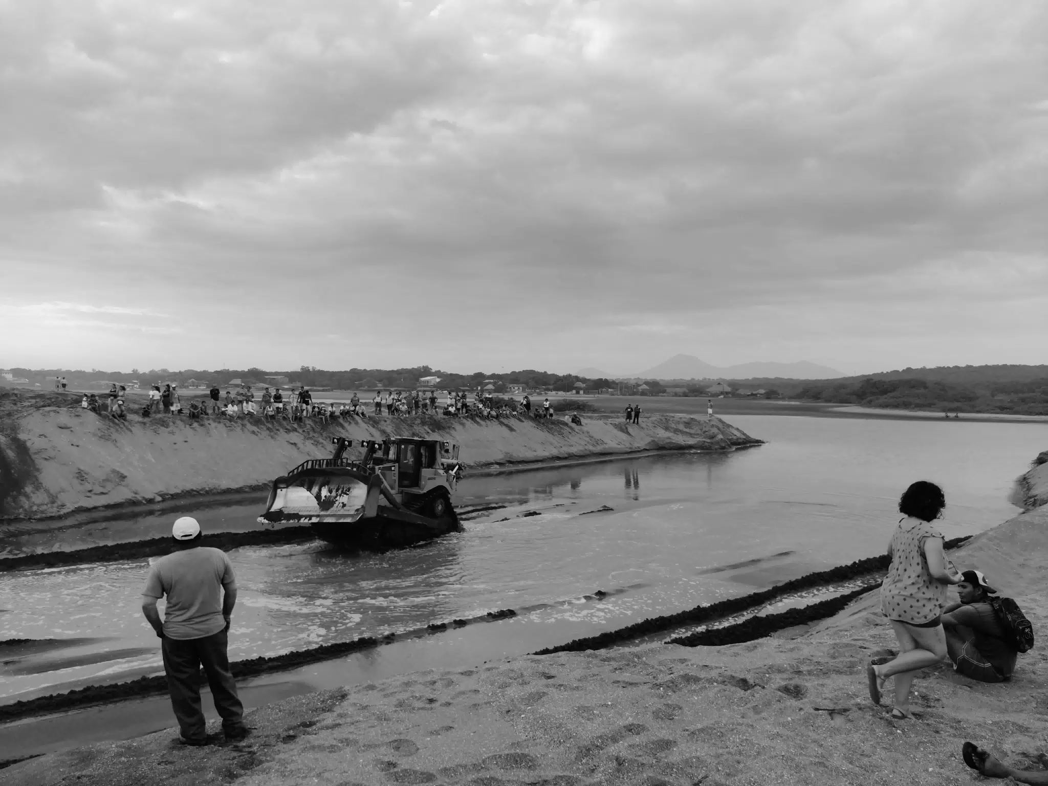 Opening the San Juan Venado Estuary in Las Peñitas Nicaragua
