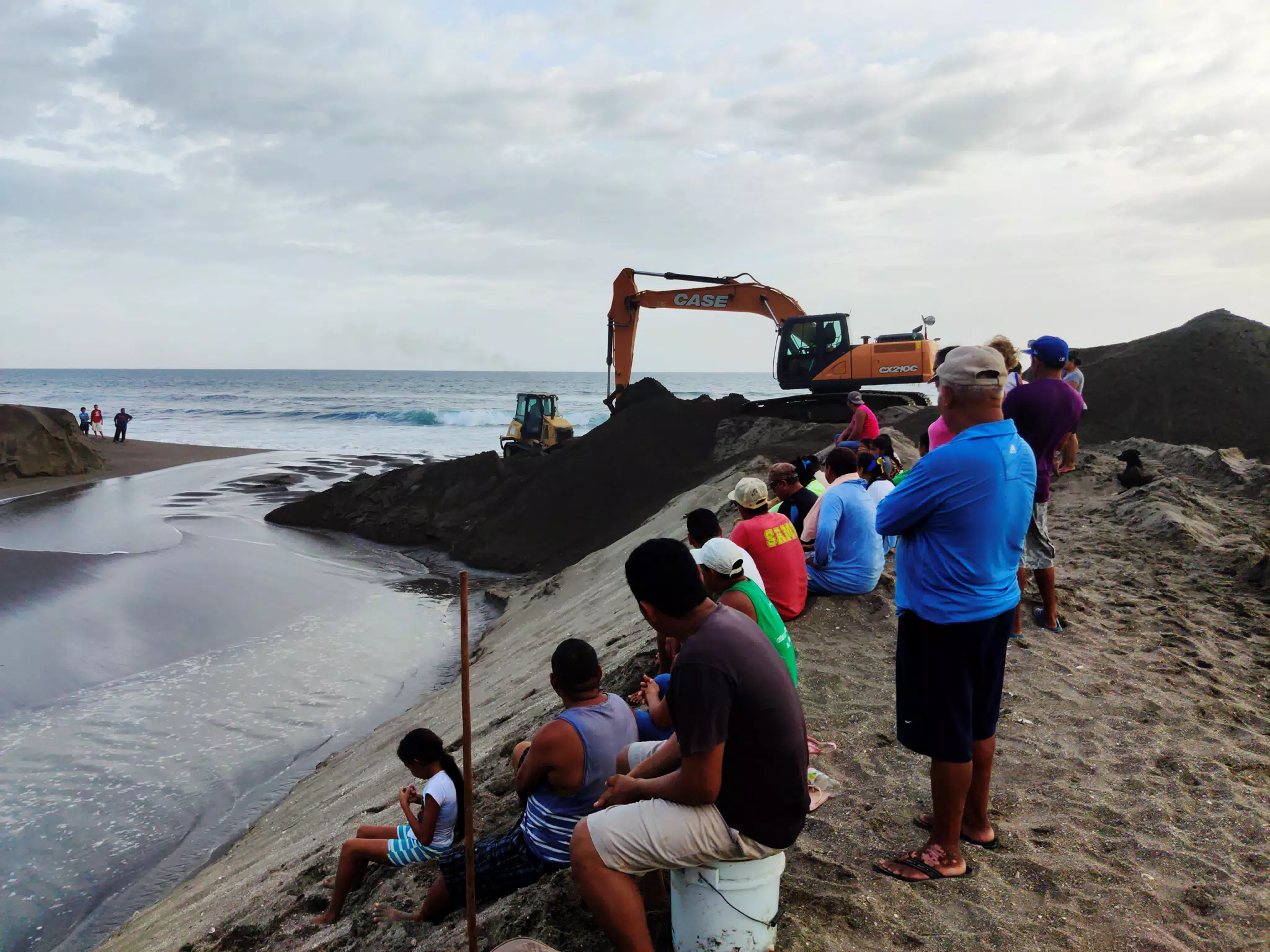 Opening the San Juan Venado Estuary in Las Peñitas Nicaragua