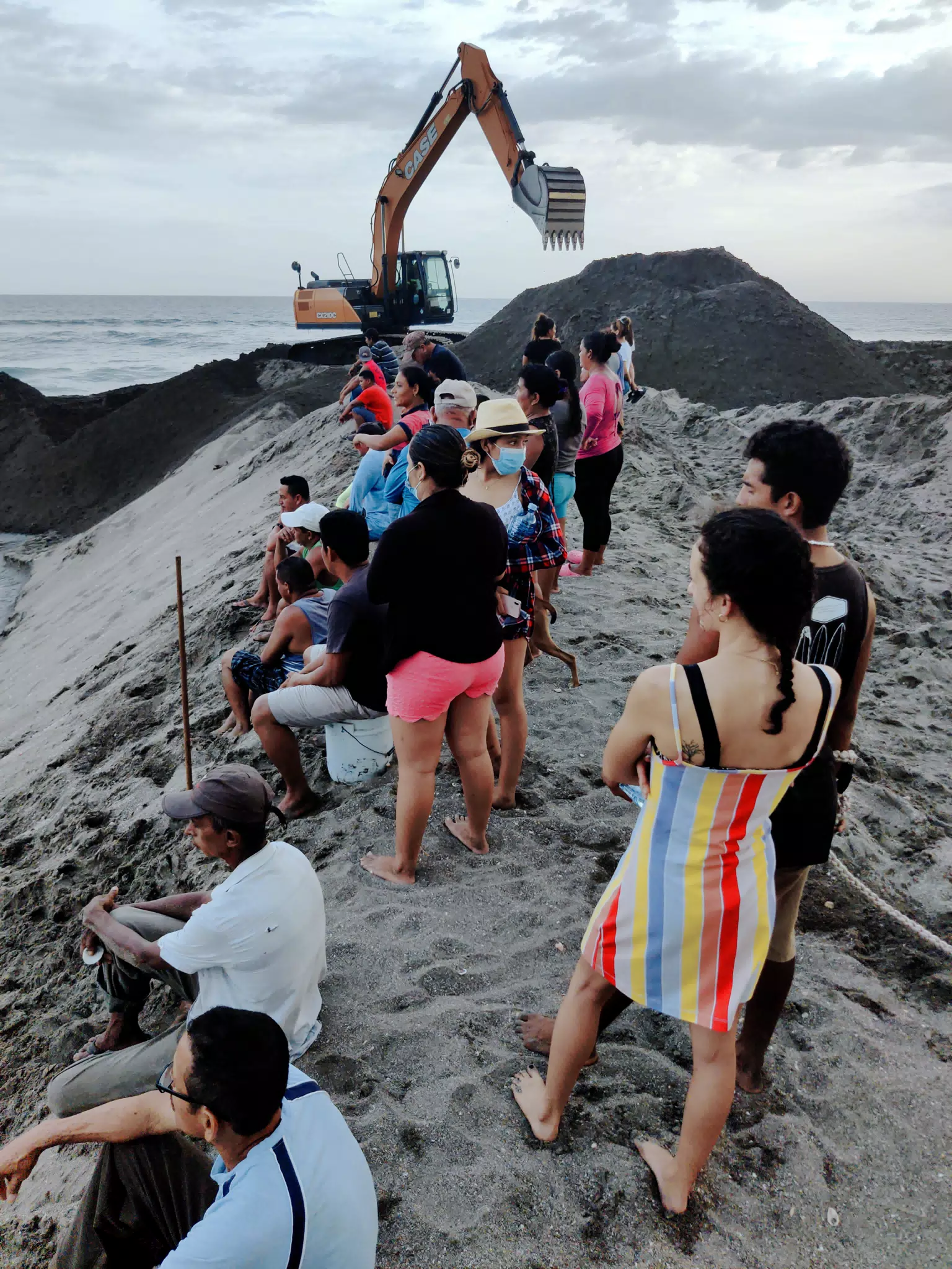 Opening the San Juan Venado Estuary in Las Peñitas Nicaragua