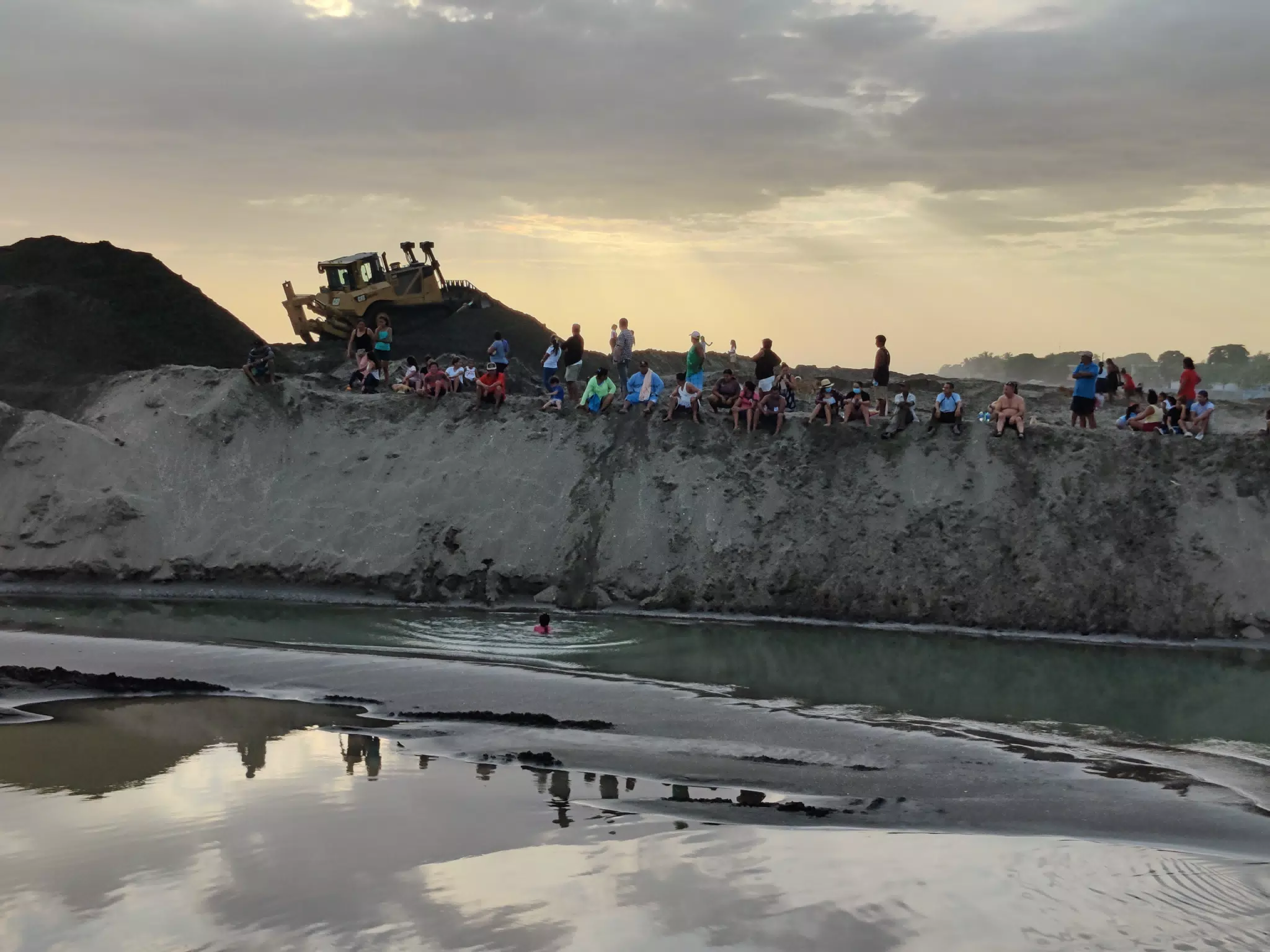 Opening the San Juan Venado Estuary in Las Peñitas Nicaragua