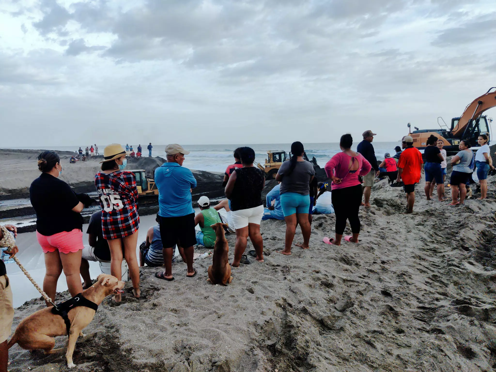 Opening the San Juan Venado Estuary in Las Peñitas Nicaragua