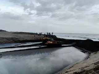 Opening the San Juan Venado Estuary in Las Peñitas Nicaragua