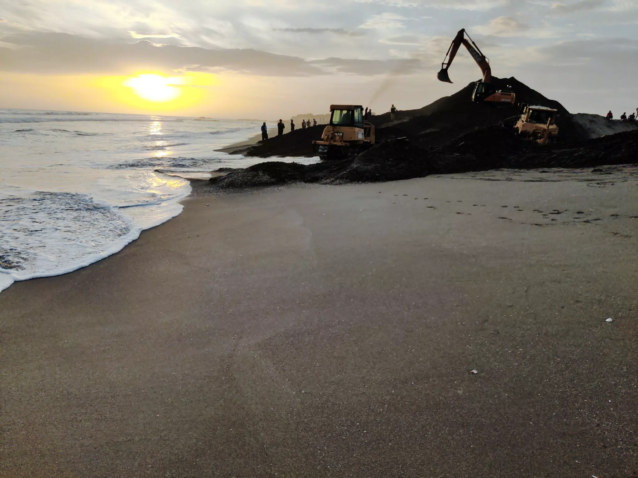 Opening the San Juan Venado Estuary in Las Peñitas Nicaragua