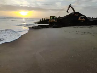Opening the San Juan Venado Estuary in Las Peñitas Nicaragua