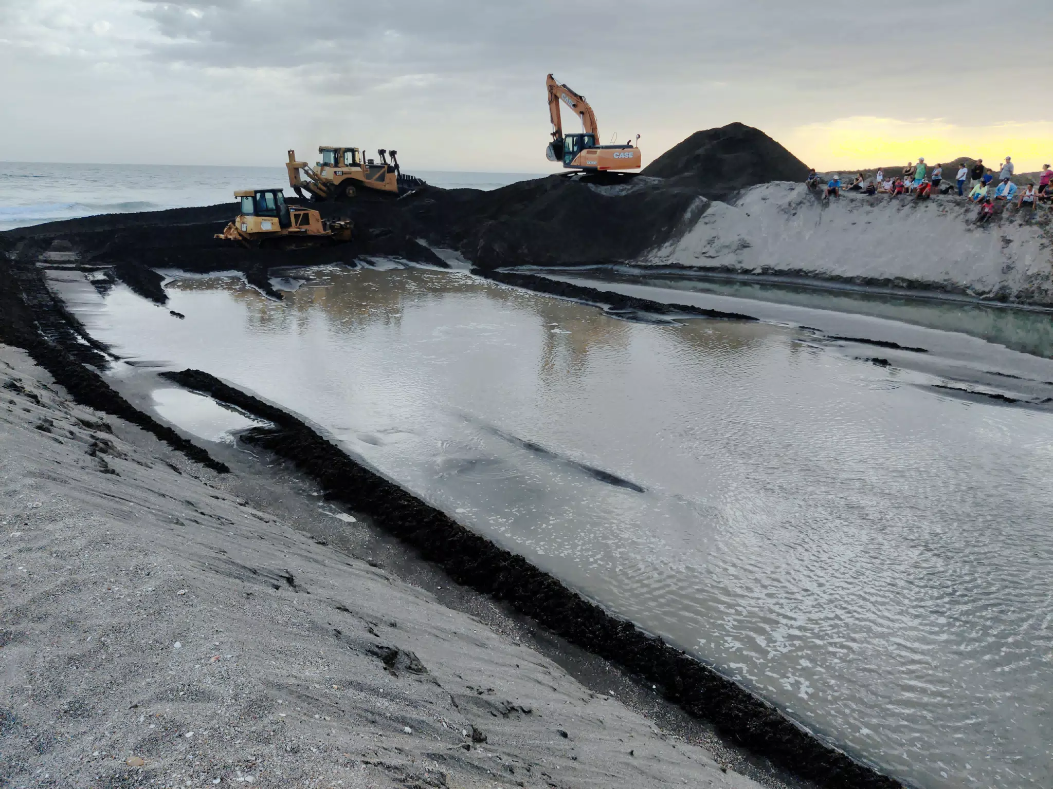 Opening the San Juan Venado Estuary in Las Peñitas Nicaragua