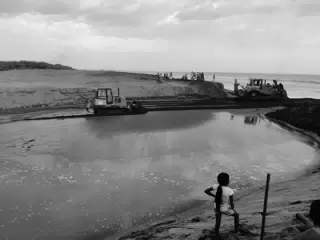 Opening the San Juan Venado Estuary in Las Peñitas Nicaragua