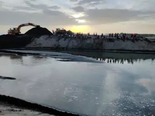 Opening the San Juan Venado Estuary in Las Peñitas Nicaragua