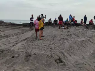 Opening the San Juan Venado Estuary in Las Peñitas Nicaragua