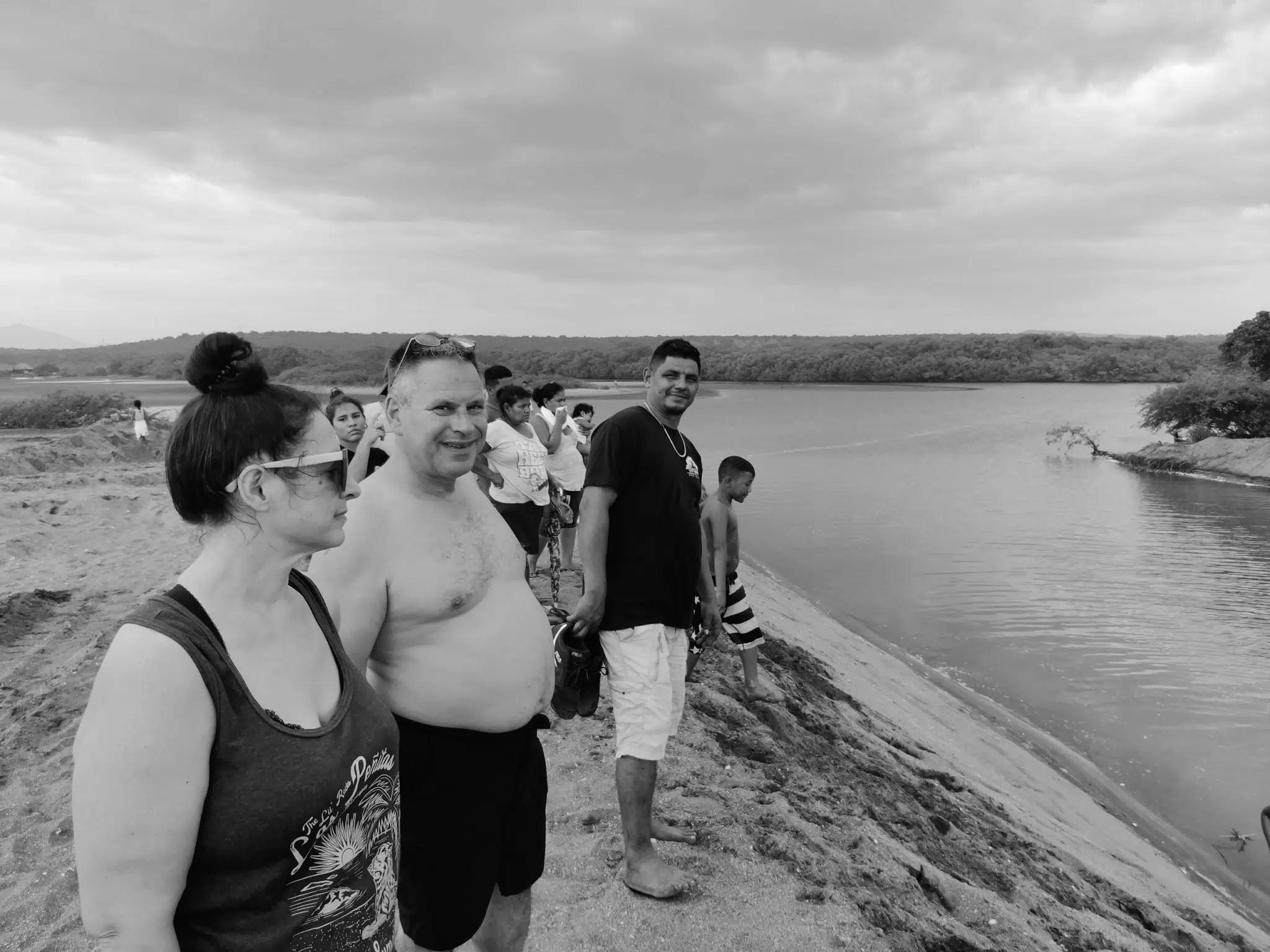 The Crew from The Simple at the Opening of the San Juan Venado Estuary in Las Peñitas Nicaragua