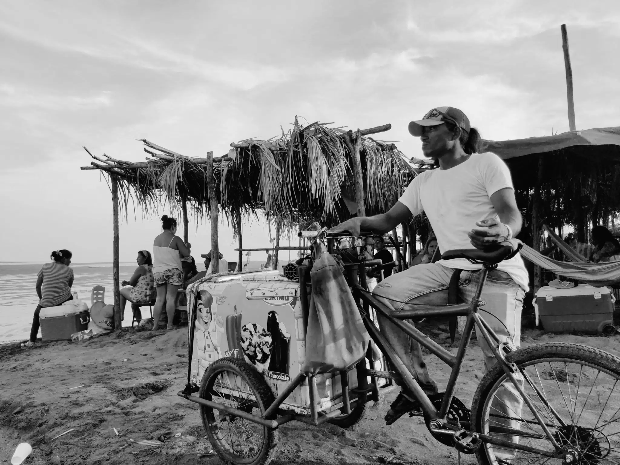 Selling Ice Cream on the Beach