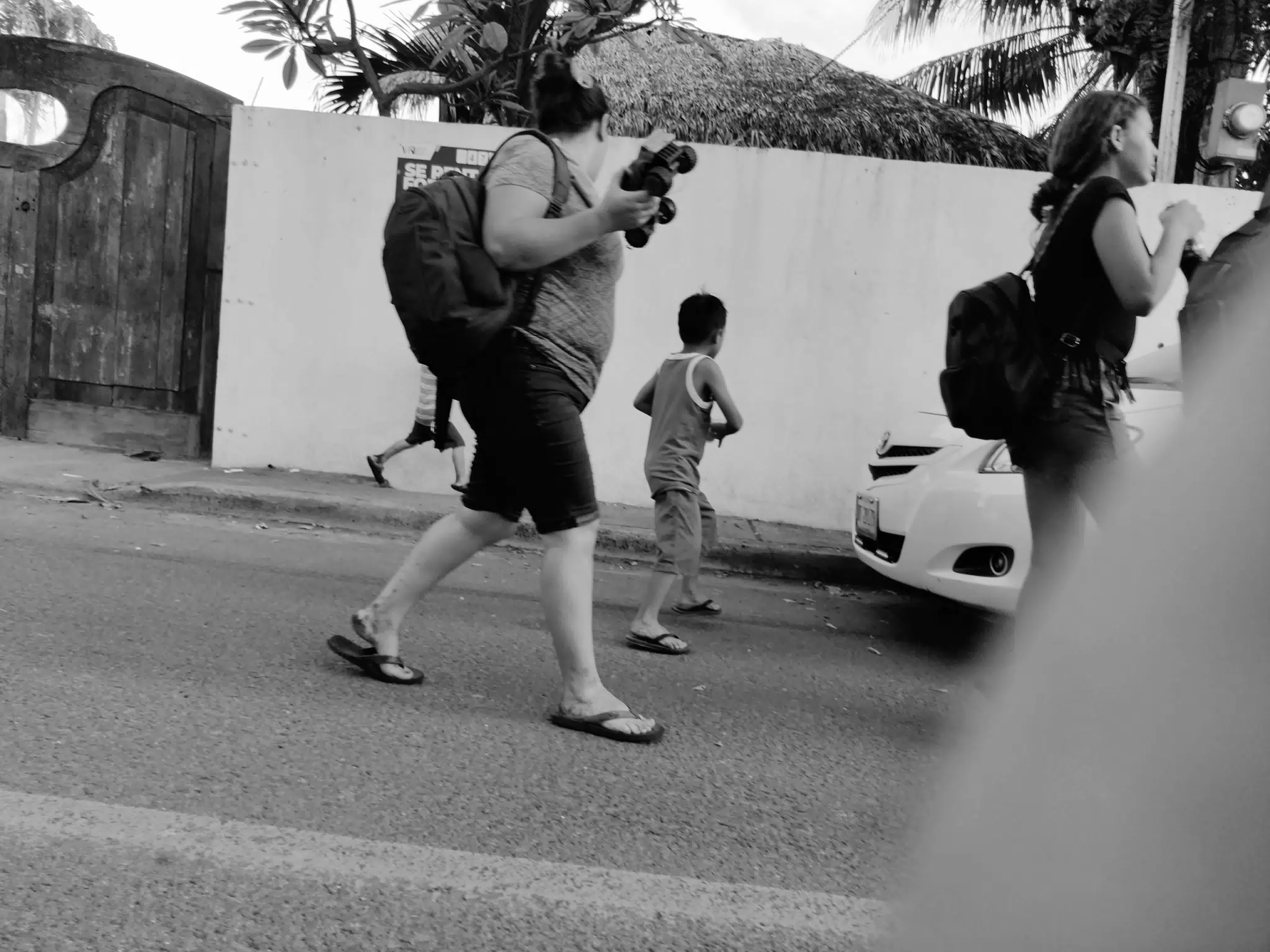 Walking Down the Street